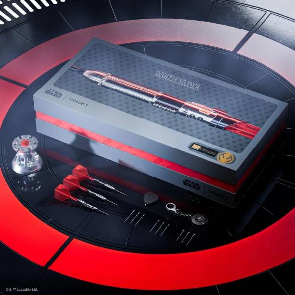 Steel Dartset LUKE SKYWALKER 'THE JEDI KNIGHT' LIGHT SABER EDITION 95% 24g