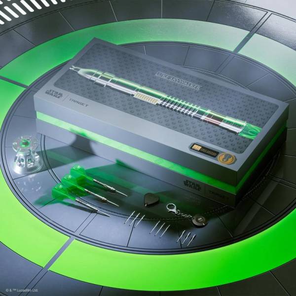 Steel Dartset LUKE SKYWALKER 'THE JEDI KNIGHT' LIGHT SABER EDITION 95% 24g