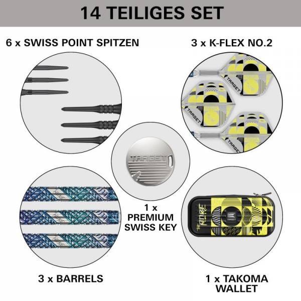 19G Soft Dartset (3 Stk.) Luke Littler Edge 95% 19G 2025