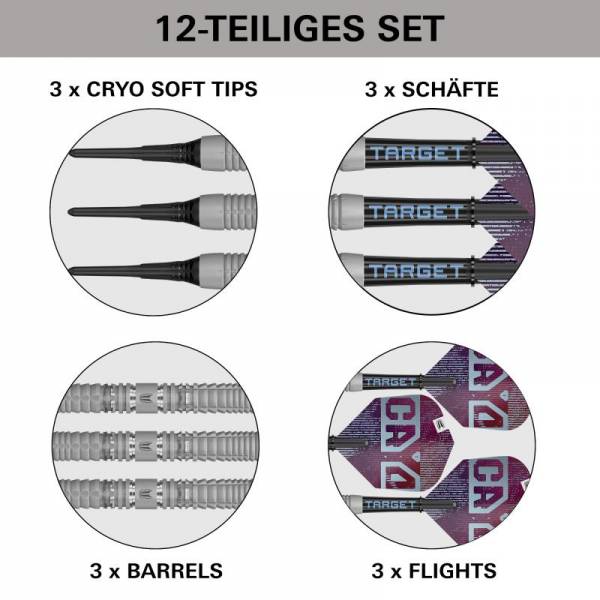 Dartset CRYO 12 90% Softtip 2025