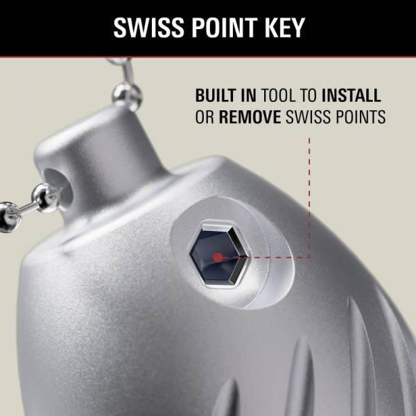 Dartspitzen Aufbewahrungsbox Aluminum Schlüsselanhänger silber