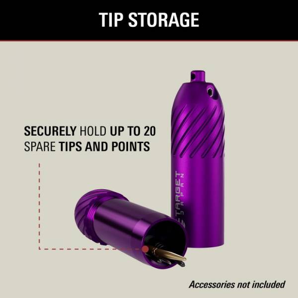 Dartspitzen Aufbewahrungsbox Aluminum Schlüsselanhänger voilett