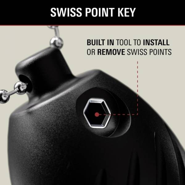 Dartspitzen Aufbewahrungsbox Aluminum Schlüsselanhänger schwarz