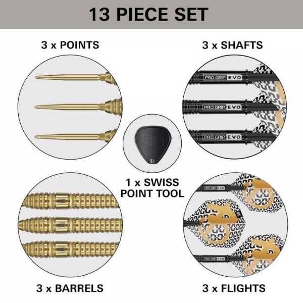 Steel Dartset (3 Stk) Bolide Envy 03 90% / Swiss Point