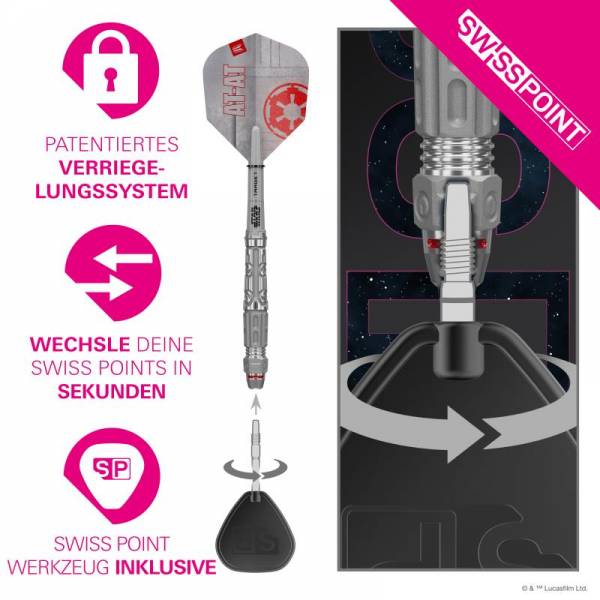 Steel Dartset Starwars AT-AT 90% 23/24/25G 2026