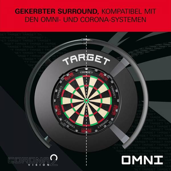 Target Notched Surround – Schwarz