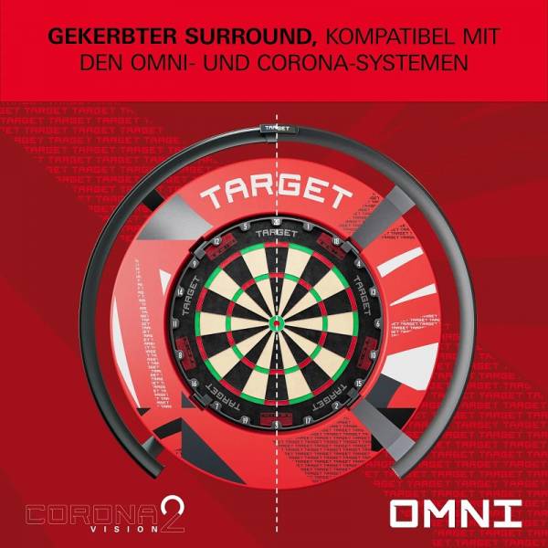 Target Patterned Notched Surround – Rot