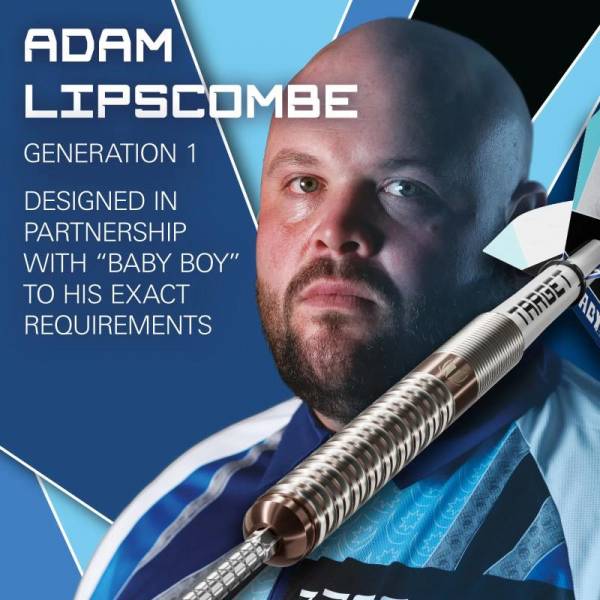 Target Adam Lipscombe 90% Swiss Point Steel Tip Darts