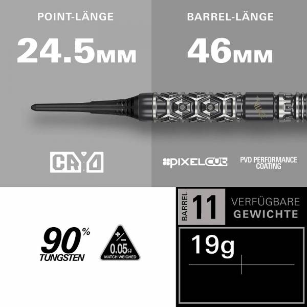 Target Luke Littler Nuke Fallout 90% 19g Soft Tip Darts 2026