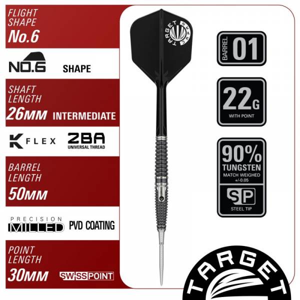 Steel Dartset „Paul Lim – The Legend – GEN 9 90 – Ein Klassiker im neuen Gewand