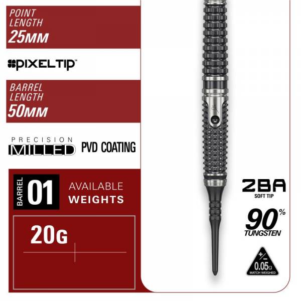 Soft  Dartset „Paul Lim – The Legend – GEN 9 90 – Ein Klassiker im neuen Gewand