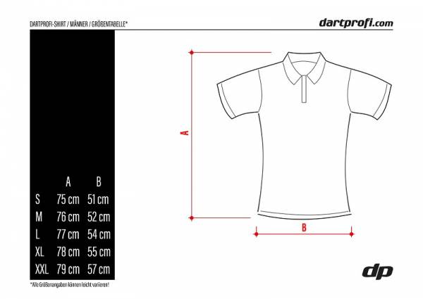 Dartprofi Sport Dartshirt Apfelgrün für Männer