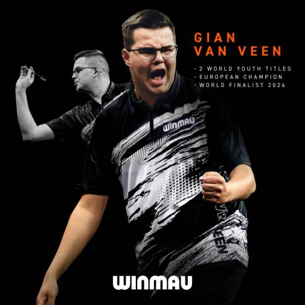 21G Steel Dartset Gian van Veen Brass Darts CORE