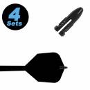 4 Flight Schutz Set (12 Stk.) Alu schwarz