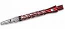 Schaftset Top Spin, lang, Rot mit Gravur
