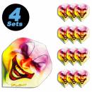 4 Flight Sets (12 Stk) Standard Polyester extra strong "The Joker"