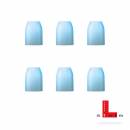 Champagne Ringe (6 Stk) L-Style blau