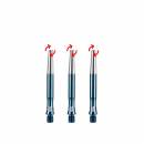 42 mm Schaftset (3 Stk) Aluminium Top Spin S blau