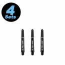 44 mm Schaftset (12 Stk) Nylon schwarz Pro Grip 2BA