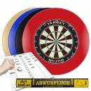 Dartarena Pro - Dartboard mit Auffangring, Markerboard und Abwurflinie