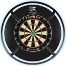 Dartboard Bristle Pro Tour Target mit Auffangring und LED Beleuchtung Corona Vision