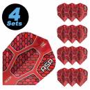 4 Flight Sets (12 Stk) Standard Nathan Aspinall - The Asp - rot