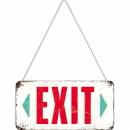 Hängeschild - EXIT - 10 x 20 cm