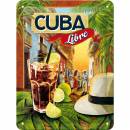 Blechschild - Cuba Libre - 15 x 20 cm