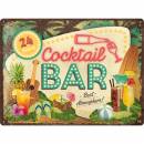Blechschild - Cocktail Bar - 30x40 cm