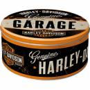 Vorratsdose rund L - Harley Davidson Garage - Keksdose - 3,3 Liter
